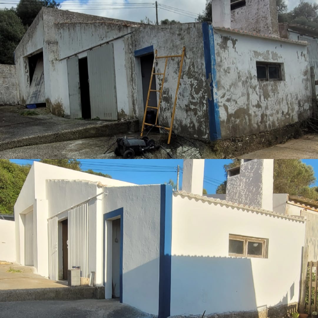 Fachada deteriorada