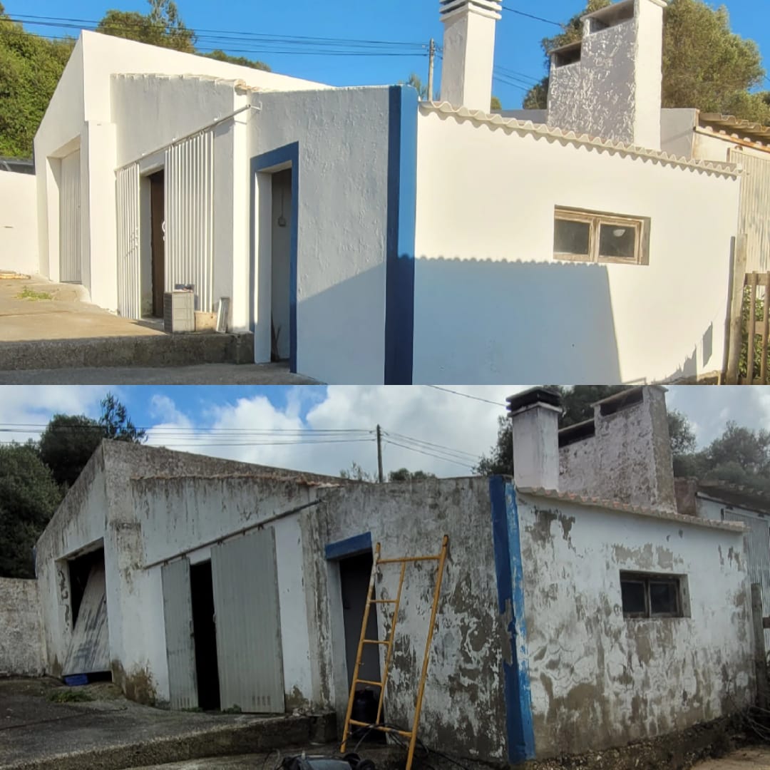 Fachada renovada — depois